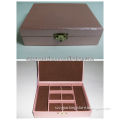 rectangle paper jewellery case with inner partitions